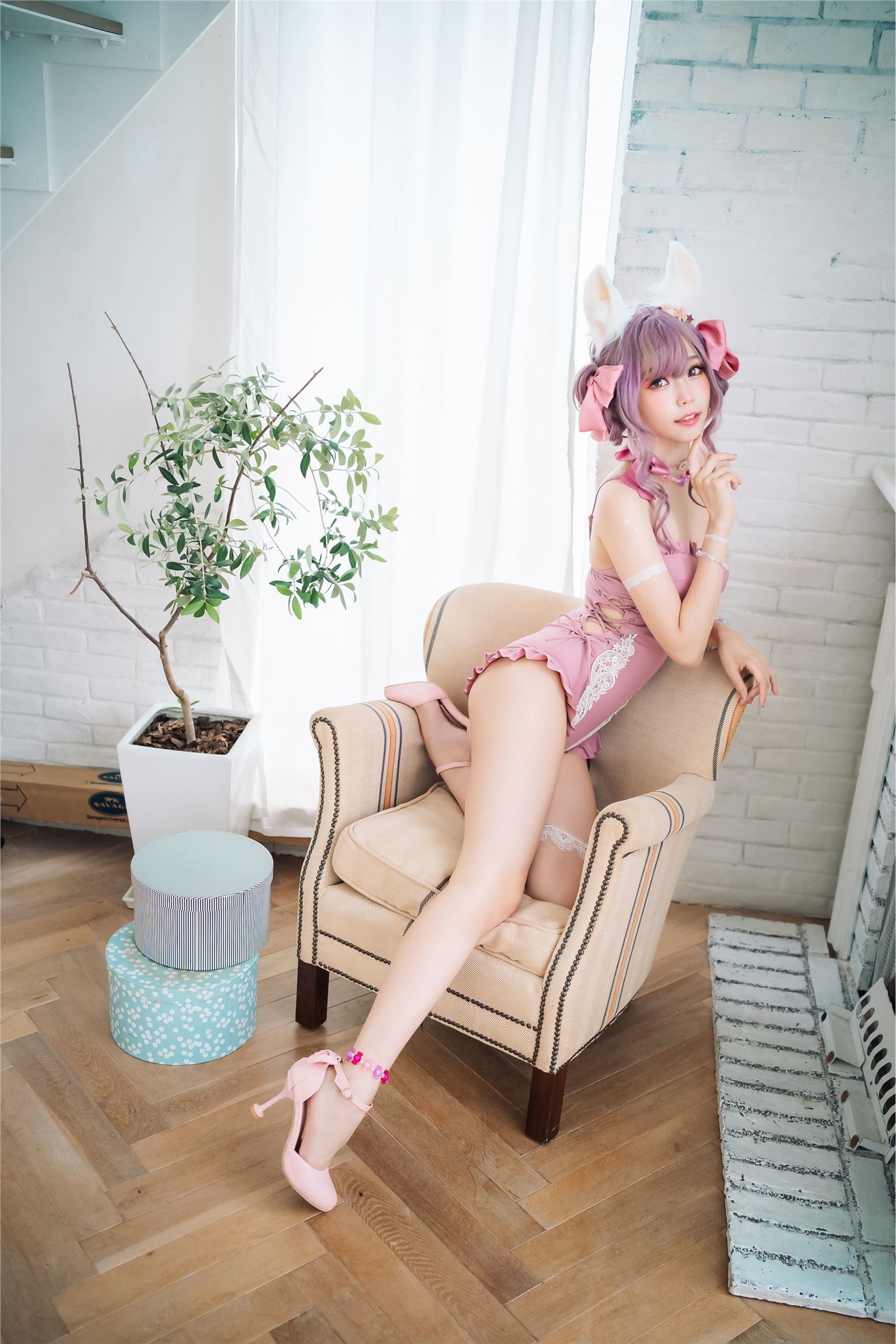 ElyEE sub - NO.82 Fluffy Summer - Original Swimsuit pink(21)